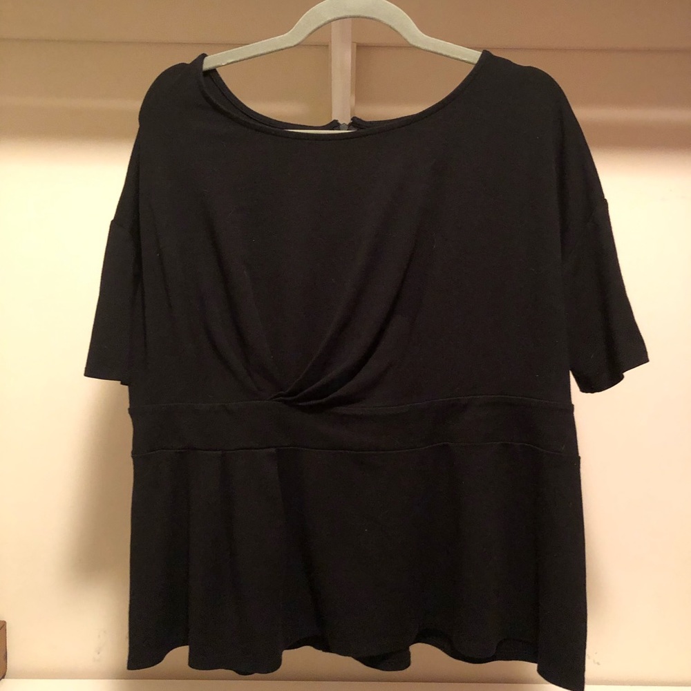 EUC Black plus size women’s blouse
